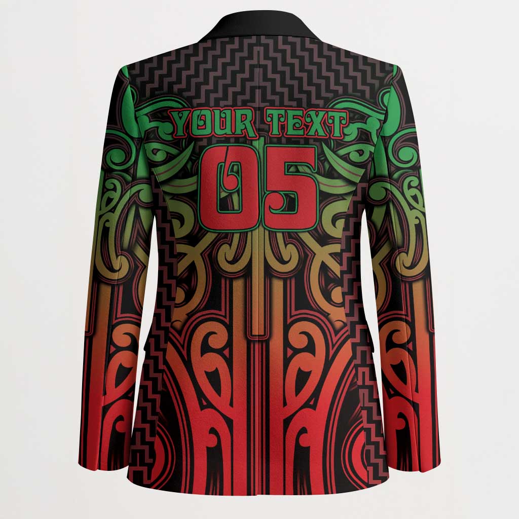 Custom Aotearoa Tuhoe Blazer Maori Tribal Pattern Mix Poutama LT05 - Polynesian Pride