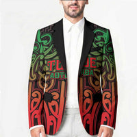 Custom Aotearoa Tuhoe Blazer Maori Tribal Pattern Mix Poutama LT05 - Polynesian Pride