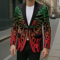 Custom Aotearoa Tuhoe Blazer Maori Tribal Pattern Mix Poutama LT05 - Polynesian Pride