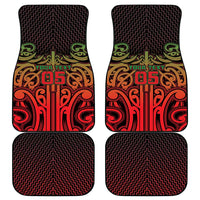 Custom Aotearoa Tuhoe Car Mats Maori Tribal Pattern Mix Poutama LT05 - Polynesian Pride