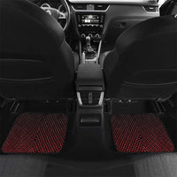 Custom Aotearoa Tuhoe Car Mats Maori Tribal Pattern Mix Poutama LT05 Set 2pcs - Back Black - Polynesian Pride