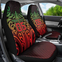 Custom Aotearoa Tuhoe Car Seat Cover Maori Tribal Pattern Mix Poutama LT05 - Polynesian Pride