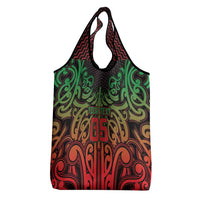 Custom Aotearoa Tuhoe Grocery Bag Maori Tribal Pattern Mix Poutama LT05 - Polynesian Pride