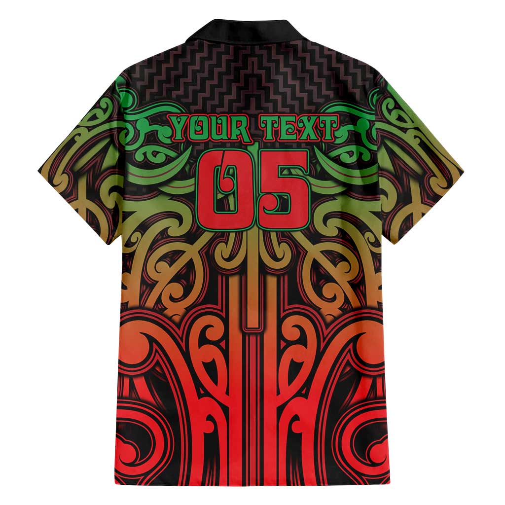 Custom Aotearoa Tuhoe Hawaiian Shirt Maori Tribal Pattern Mix Poutama LT05 - Polynesian Pride