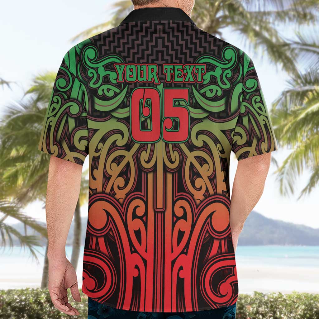 Custom Aotearoa Tuhoe Hawaiian Shirt Maori Tribal Pattern Mix Poutama LT05 - Polynesian Pride