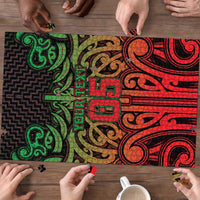Custom Aotearoa Tuhoe Puzzle Maori Tribal Pattern Mix Poutama LT05 - Polynesian Pride