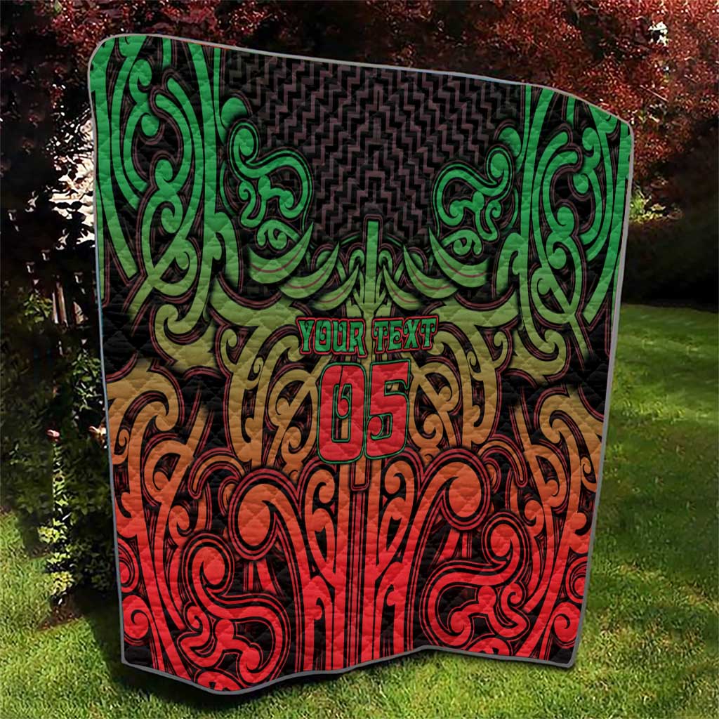 Custom Aotearoa Tuhoe Quilt Maori Tribal Pattern Mix Poutama LT05 - Polynesian Pride