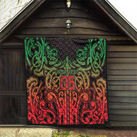 Custom Aotearoa Tuhoe Quilt Maori Tribal Pattern Mix Poutama LT05 - Polynesian Pride