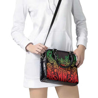 Custom Aotearoa Tuhoe Shoulder Handbag Maori Tribal Pattern Mix Poutama LT05 - Polynesian Pride