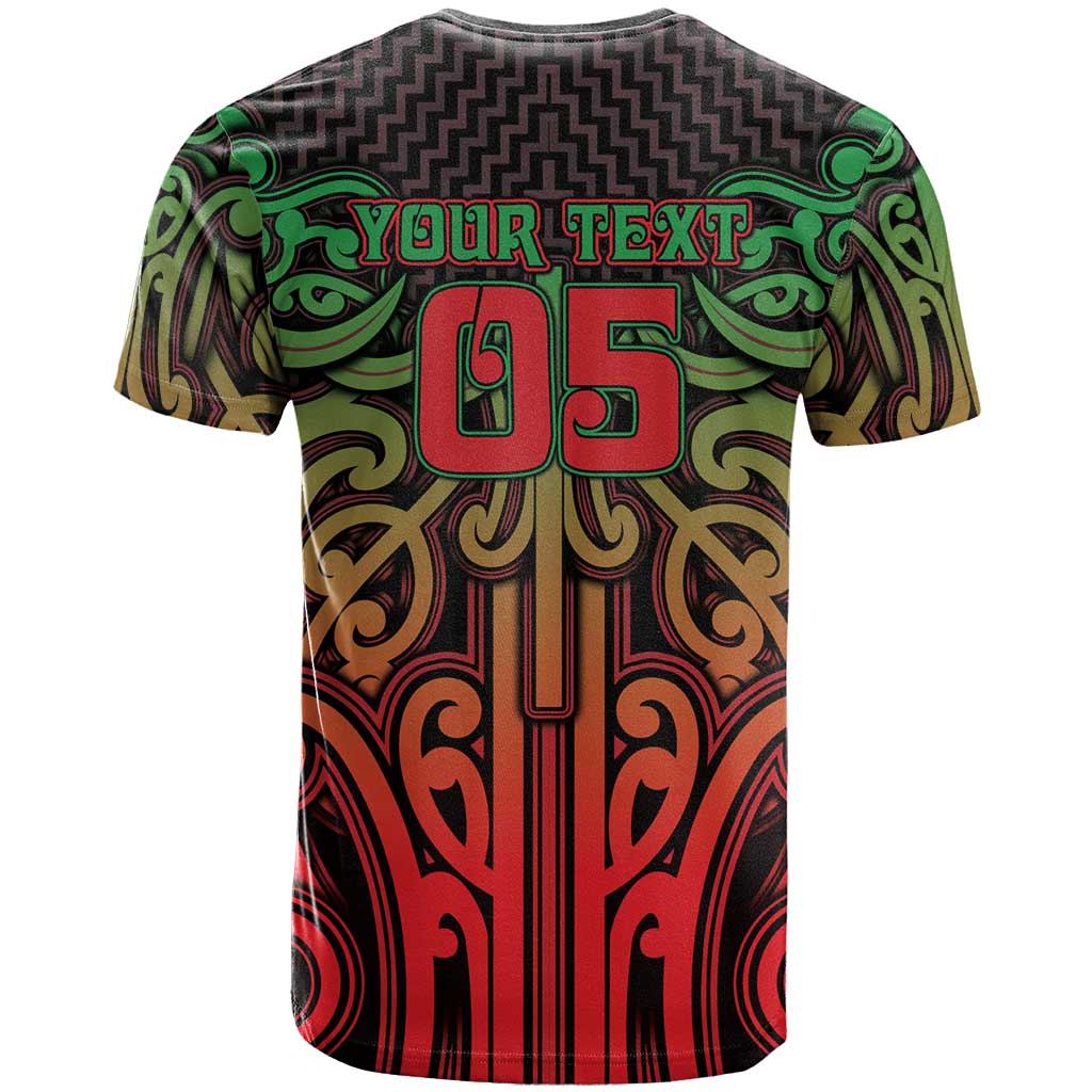 Custom Aotearoa Tuhoe T Shirt Maori Tribal Pattern Mix Poutama LT05 - Polynesian Pride