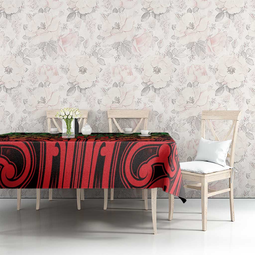 Custom Aotearoa Tuhoe Tablecloth Maori Tribal Pattern Mix Poutama LT05 - Polynesian Pride