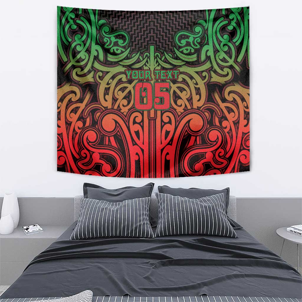 Custom Aotearoa Tuhoe Tapestry Maori Tribal Pattern Mix Poutama LT05 - Polynesian Pride