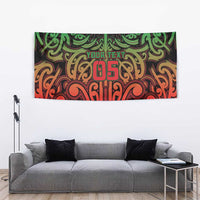 Custom Aotearoa Tuhoe Tapestry Maori Tribal Pattern Mix Poutama LT05 - Polynesian Pride