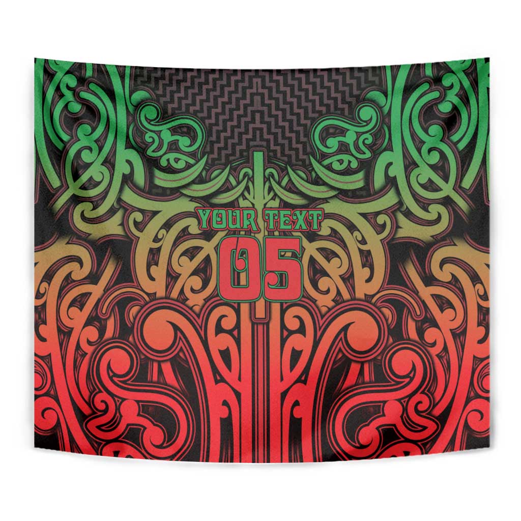 Custom Aotearoa Tuhoe Tapestry Maori Tribal Pattern Mix Poutama LT05 - Polynesian Pride