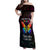 I See Your True Colors Personalised Family Matching Off Shoulder Maxi Dress and Hawaiian Shirt Autism Awareness