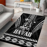 Hawaii Happy King Kamehameha Day Area Rug Kakau Pattern
