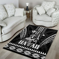 Hawaii Happy King Kamehameha Day Area Rug Kakau Pattern