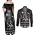 Personalised Hawaii Happy King Kamehameha Day Couples Matching Off Shoulder Maxi Dress and Long Sleeve Button Shirt Kakau Pattern
