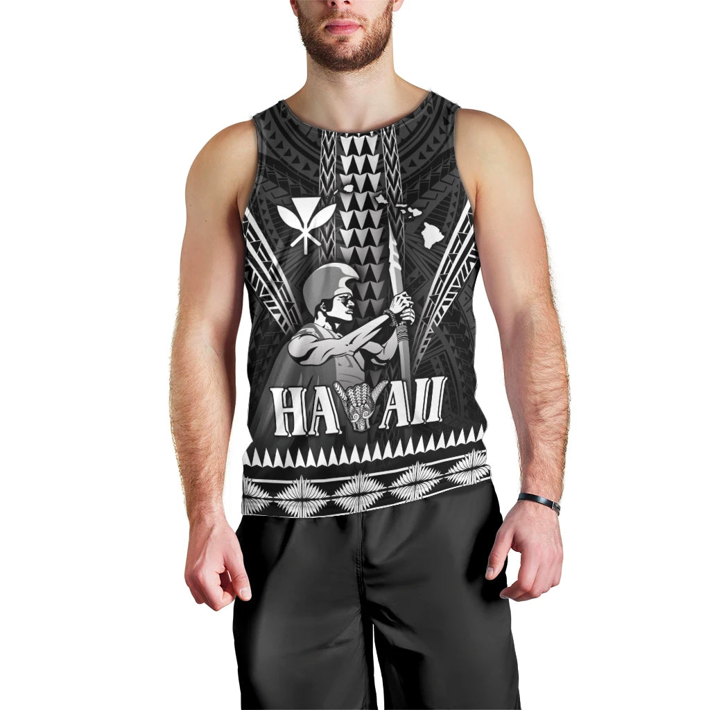 Personalised Hawaii Happy King Kamehameha Day Men Tank Top Kakau Pattern