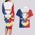 Personalised Philippines Independence Day Couples Matching Long Sleeve Bodycon Dress and Hawaiian Shirt Maligayang Araw ng Kalayaan Filipino Carabao