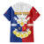 Personalised Philippines Independence Day Family Matching Off Shoulder Short Dress and Hawaiian Shirt Maligayang Araw ng Kalayaan Filipino Carabao