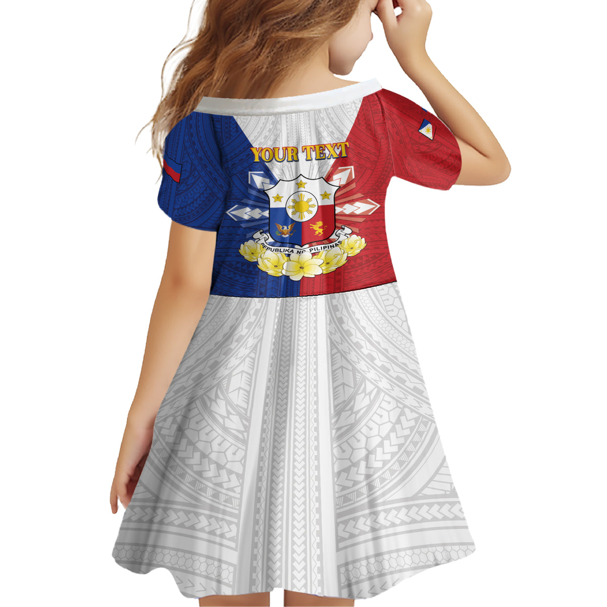 Personalised Philippines Independence Day Family Matching Short Sleeve Bodycon Dress and Hawaiian Shirt Maligayang Araw ng Kalayaan Filipino Carabao