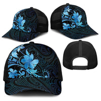 Matariki New Zealand Baseball Net Cap Maori Pattern Blue Galaxy LT05 - Polynesian Pride