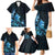 Matariki New Zealand Family Matching Mermaid Dress and Hawaiian Shirt Maori Pattern Blue Galaxy