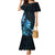 Matariki New Zealand Family Matching Mermaid Dress and Hawaiian Shirt Maori Pattern Blue Galaxy