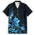 Matariki New Zealand Family Matching Puletasi and Hawaiian Shirt Maori Pattern Blue Galaxy