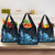 Matariki New Zealand Grocery Bag Maori Pattern Blue Galaxy