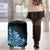 Matariki New Zealand Luggage Cover Maori Pattern Blue Galaxy