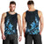 Matariki New Zealand Men Tank Top Maori Pattern Blue Galaxy