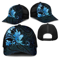 Matariki New Zealand Mesh Trucker Cap Maori Pattern Blue Galaxy LT05 - Polynesian Pride