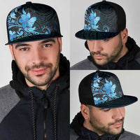 Matariki New Zealand Mesh Trucker Cap Maori Pattern Blue Galaxy LT05 - Polynesian Pride