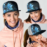 Matariki New Zealand Mesh Trucker Cap Maori Pattern Blue Galaxy LT05 - Polynesian Pride
