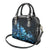 Matariki New Zealand Shoulder Handbag Maori Pattern Blue Galaxy