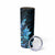 Matariki New Zealand Skinny Tumbler Maori Pattern Blue Galaxy