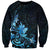 Matariki New Zealand Sweatshirt Maori Pattern Blue Galaxy