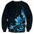 Matariki New Zealand Sweatshirt Maori Pattern Blue Galaxy