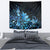 Matariki New Zealand Tapestry Maori Pattern Blue Galaxy