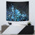 Matariki New Zealand Tapestry Maori Pattern Blue Galaxy