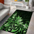 Matariki New Zealand Area Rug Maori Pattern Green Galaxy