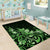 Matariki New Zealand Area Rug Maori Pattern Green Galaxy