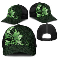 Matariki New Zealand Baseball Net Cap Maori Pattern Green Galaxy LT05 - Polynesian Pride