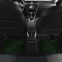 Matariki New Zealand Car Mats Maori Pattern Green Galaxy