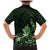 Matariki New Zealand Family Matching Mermaid Dress and Hawaiian Shirt Maori Pattern Green Galaxy