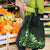 Matariki New Zealand Grocery Bag Maori Pattern Green Galaxy