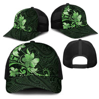 Matariki New Zealand Mesh Trucker Cap Maori Pattern Green Galaxy LT05 - Polynesian Pride