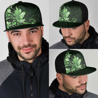Matariki New Zealand Mesh Trucker Cap Maori Pattern Green Galaxy LT05 - Polynesian Pride